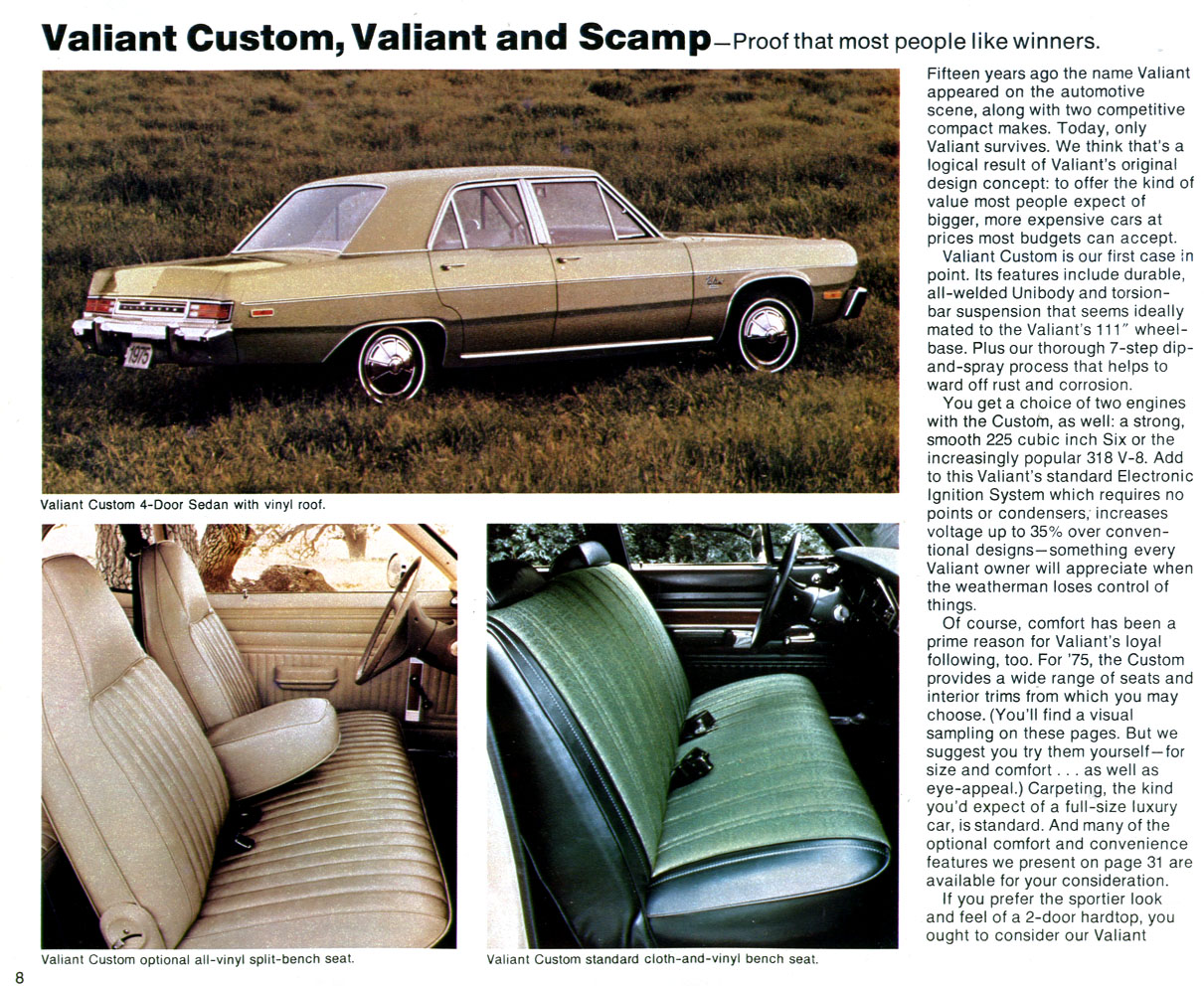 1975 Chrysler Plymouth Brochure Page 28